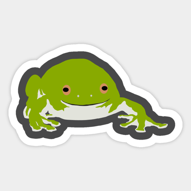 Australian Green Tree Frog Sticker by stargatedalek